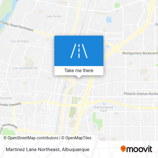 Mapa de Martinez Lane Northeast