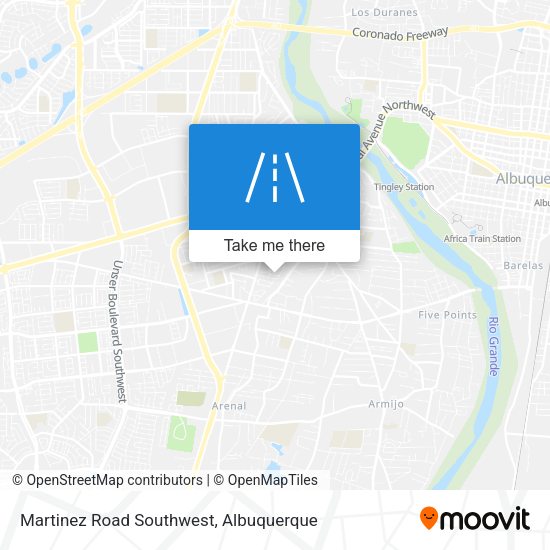 Mapa de Martinez Road Southwest