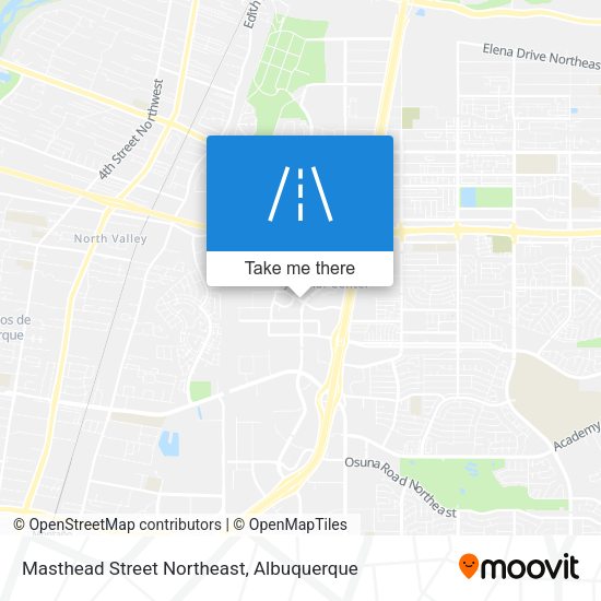 Masthead Street Northeast map
