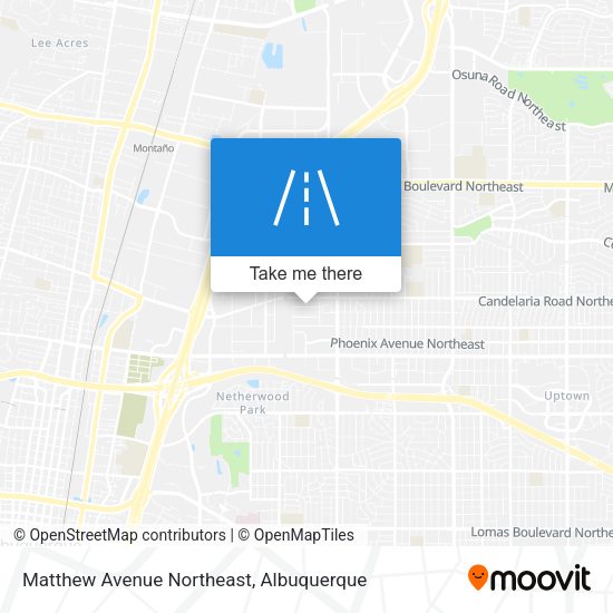 Mapa de Matthew Avenue Northeast