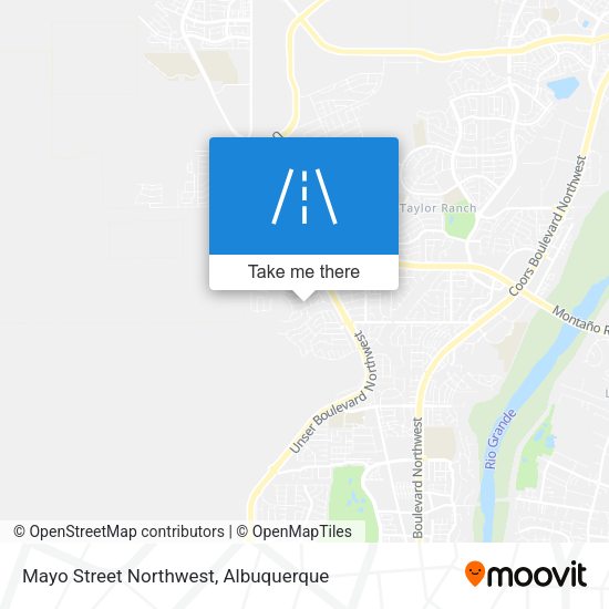 Mayo Street Northwest map