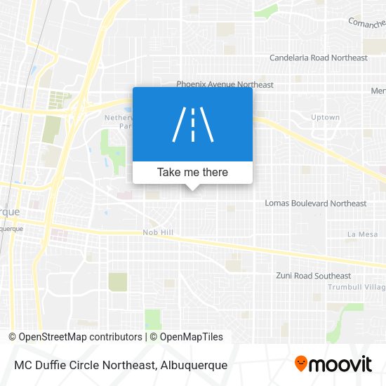 Mapa de MC Duffie Circle Northeast
