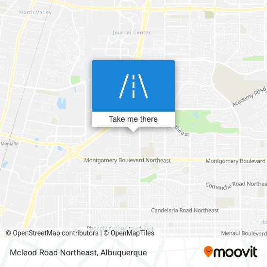 Mcleod Road Northeast map