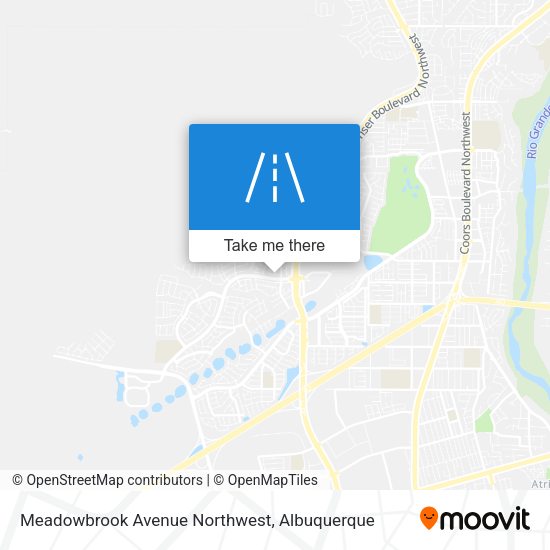 Meadowbrook Avenue Northwest map
