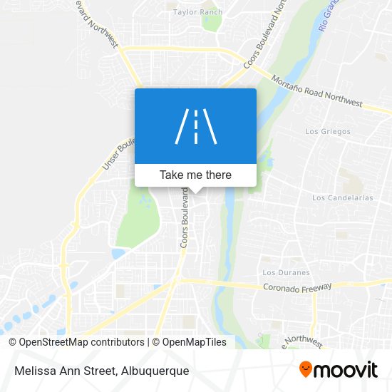 Melissa Ann Street map