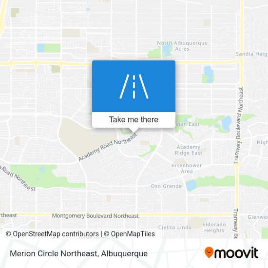 Mapa de Merion Circle Northeast