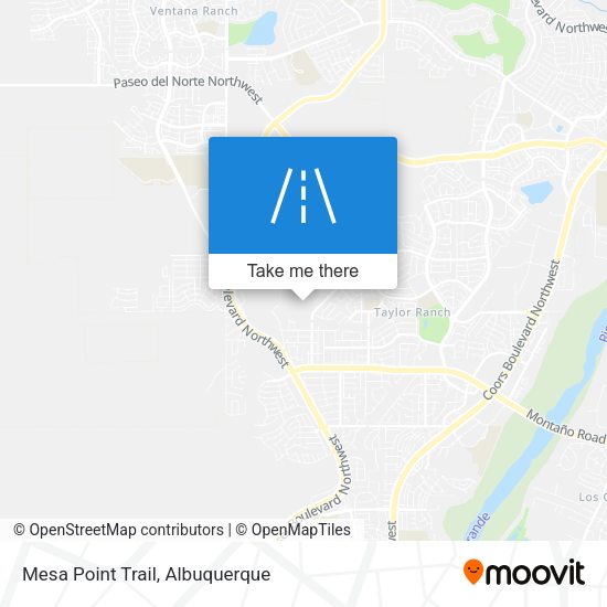 Mesa Point Trail map