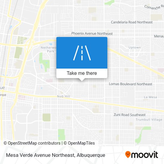 Mapa de Mesa Verde Avenue Northeast
