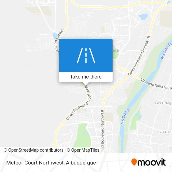 Meteor Court Northwest map