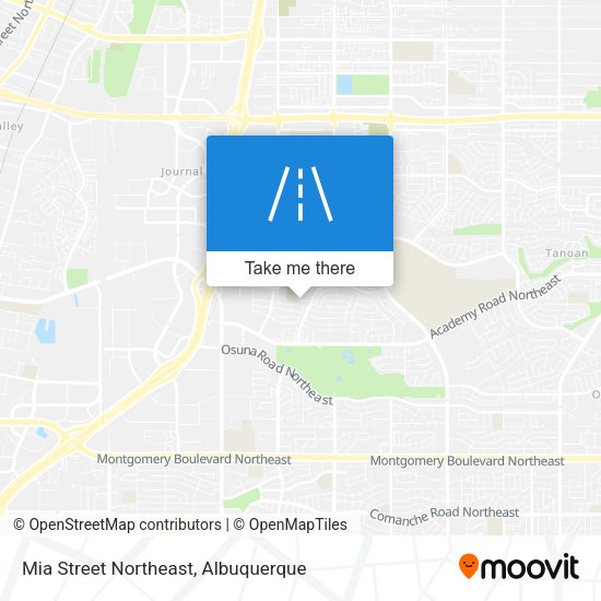 Mapa de Mia Street Northeast