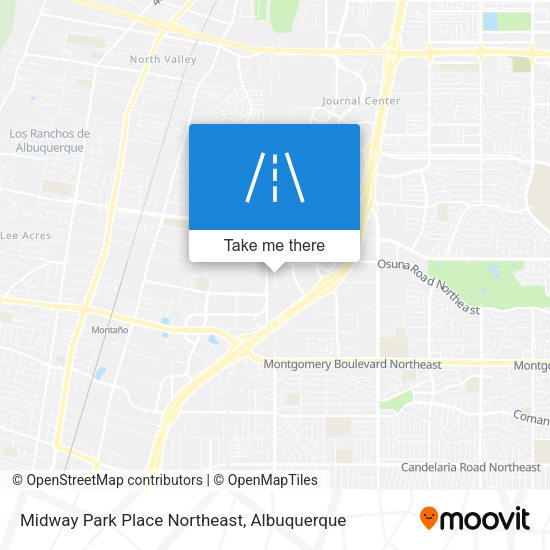Mapa de Midway Park Place Northeast