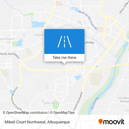 Mikell Court Northwest map