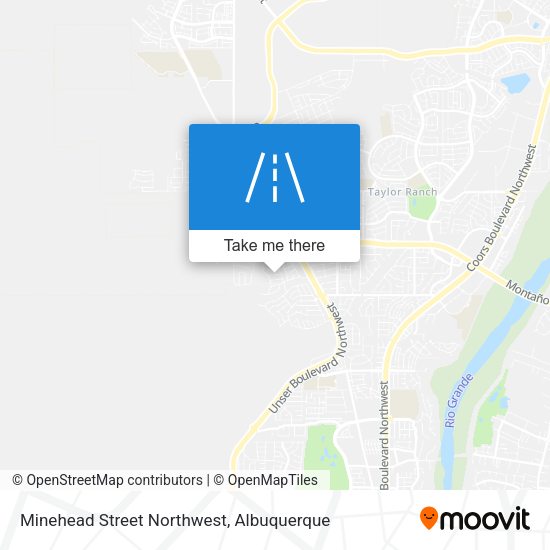 Mapa de Minehead Street Northwest