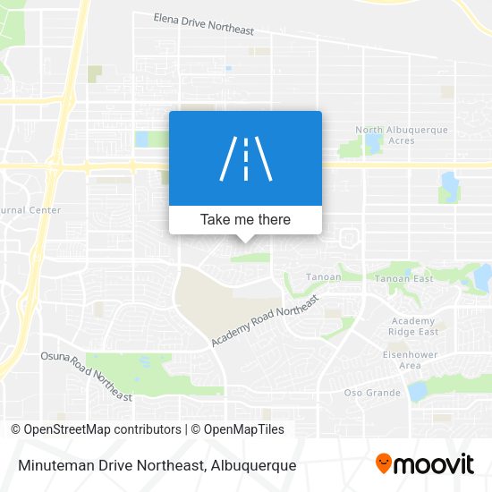 Minuteman Drive Northeast map