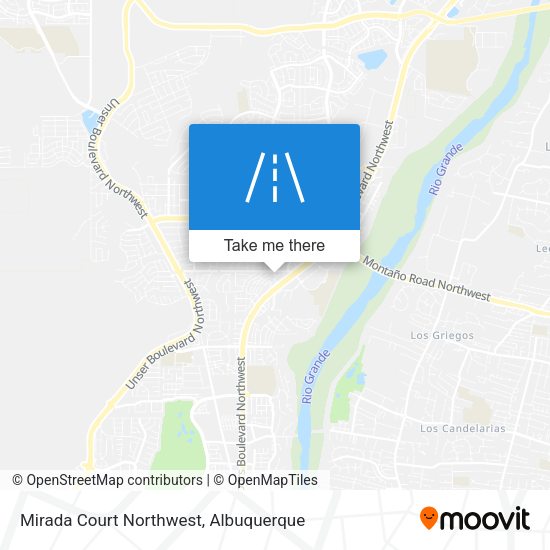 Mirada Court Northwest map