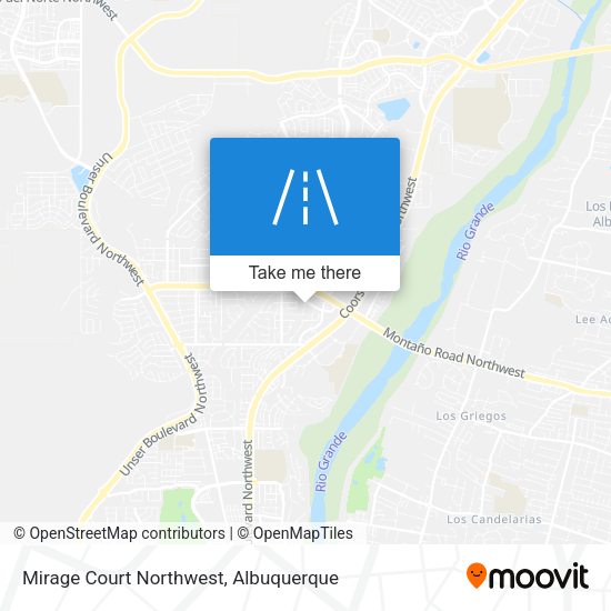 Mirage Court Northwest map
