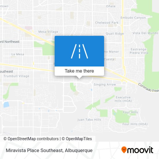 Miravista Place Southeast map