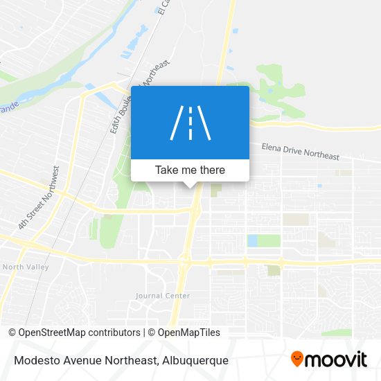Modesto Avenue Northeast map
