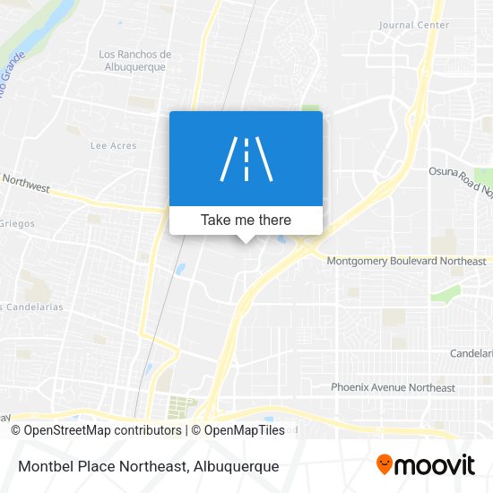 Montbel Place Northeast map