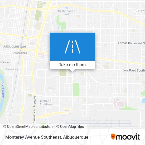 Mapa de Monterey Avenue Southeast