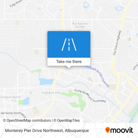Mapa de Monterey Pier Drive Northwest