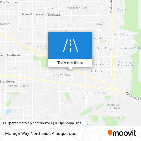 Mapa de Moraga Way Northeast