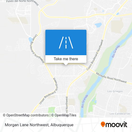Morgan Lane Northwest map
