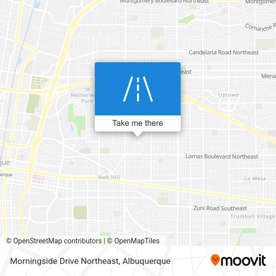 Morningside Drive Northeast map