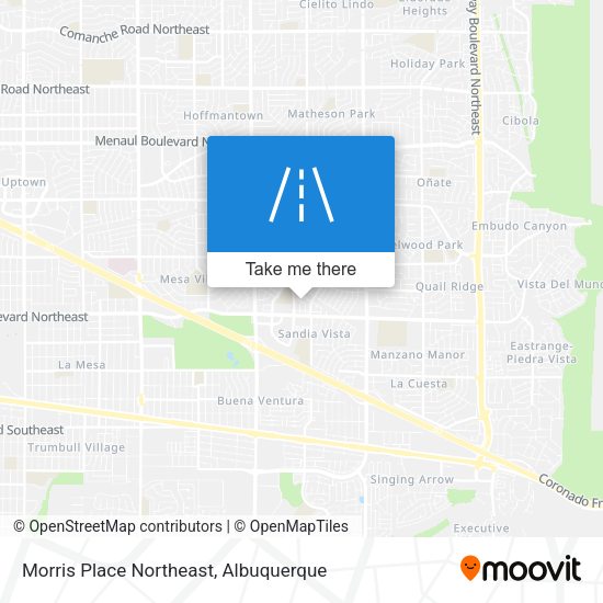 Morris Place Northeast map