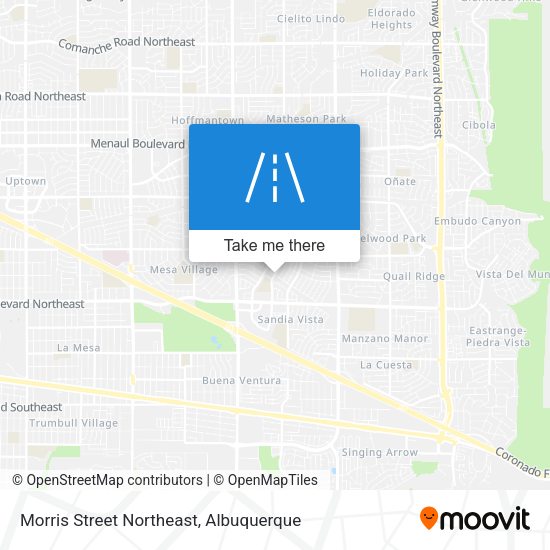 Morris Street Northeast map