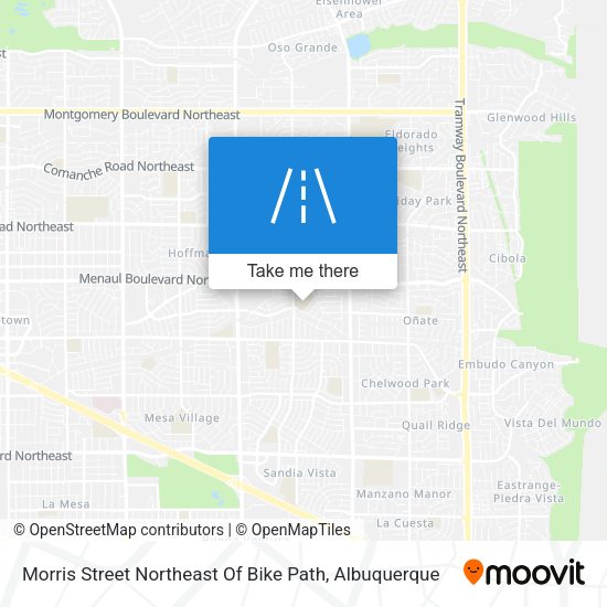 Morris Street Northeast Of Bike Path map