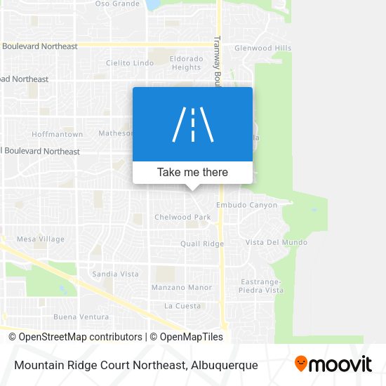 Mountain Ridge Court Northeast map