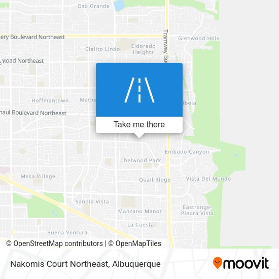Nakomis Court Northeast map