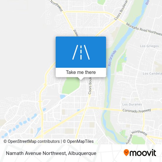 Namath Avenue Northwest map