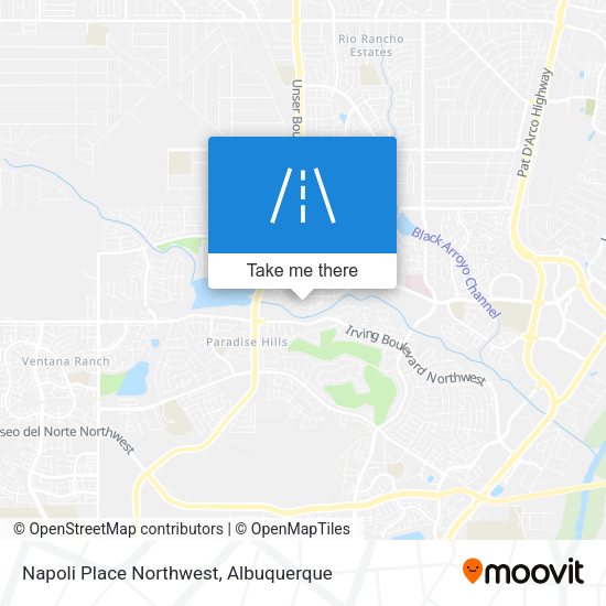 Napoli Place Northwest map