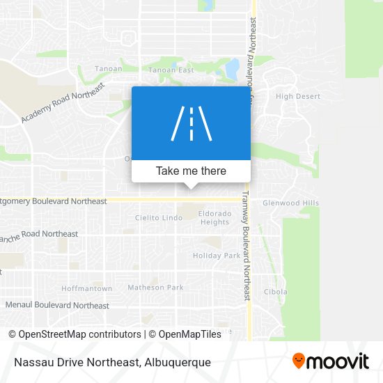 Nassau Drive Northeast map