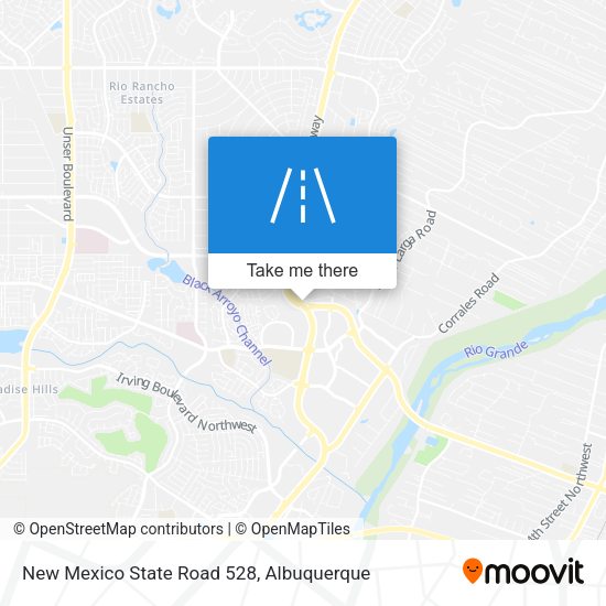 Mapa de New Mexico State Road 528