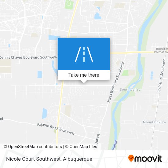 Mapa de Nicole Court Southwest