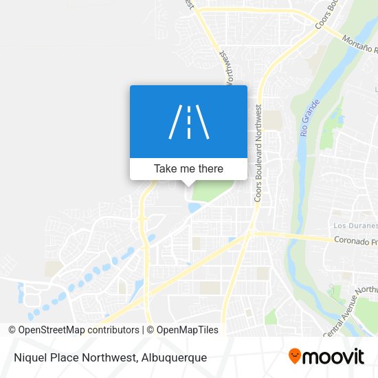 Niquel Place Northwest map
