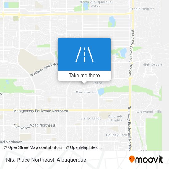 Mapa de Nita Place Northeast