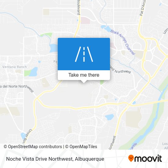 Noche Vista Drive Northwest map