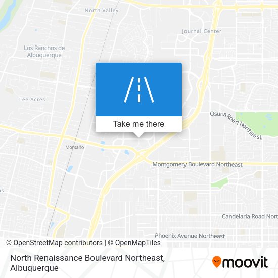 Mapa de North Renaissance Boulevard Northeast