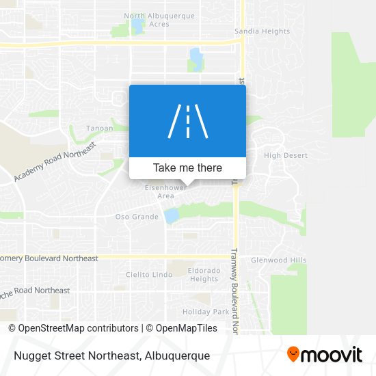 Mapa de Nugget Street Northeast