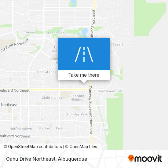 Oahu Drive Northeast map