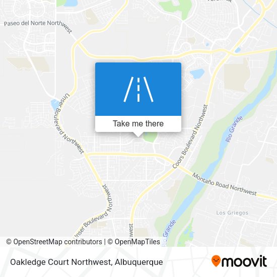 Mapa de Oakledge Court Northwest