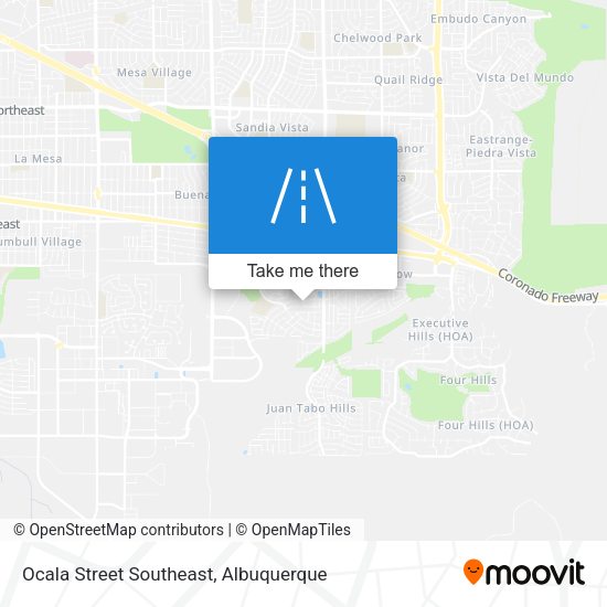 Ocala Street Southeast map