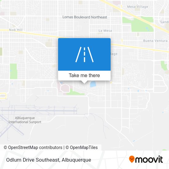 Odlum Drive Southeast map