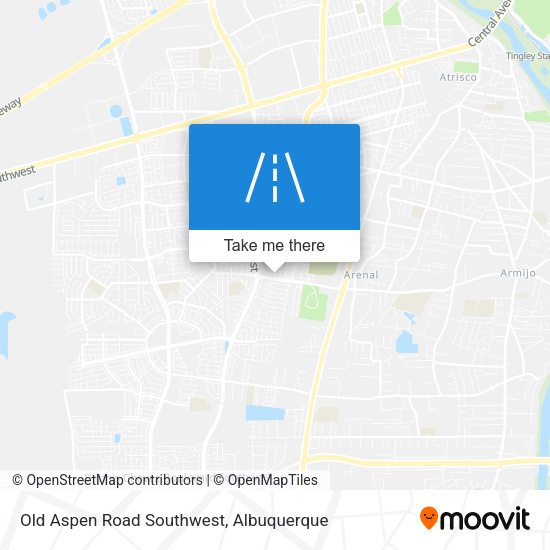 Mapa de Old Aspen Road Southwest