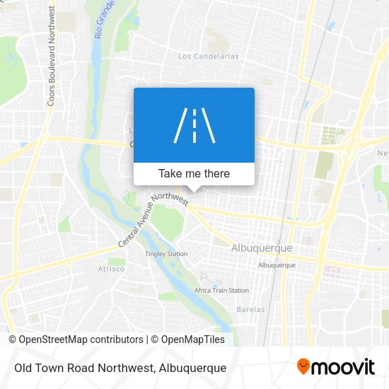 Mapa de Old Town Road Northwest