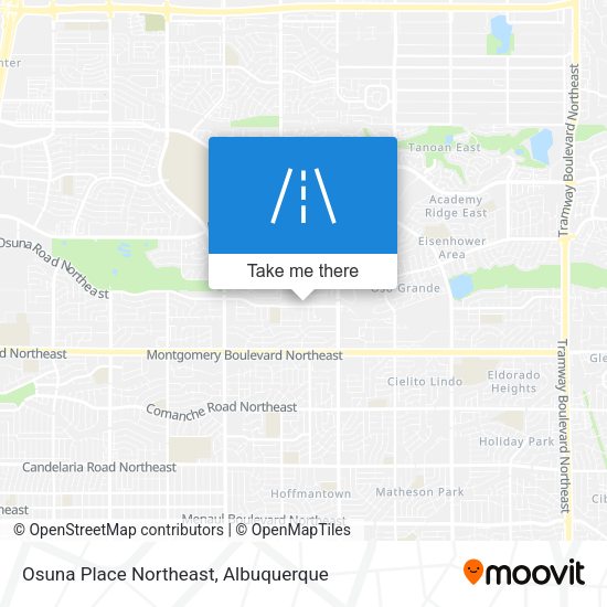 Osuna Place Northeast map